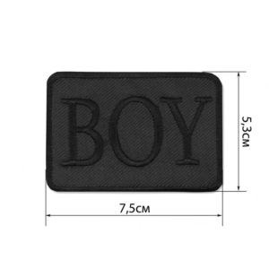 Аппликации  " BOY" (7.5х5,5)